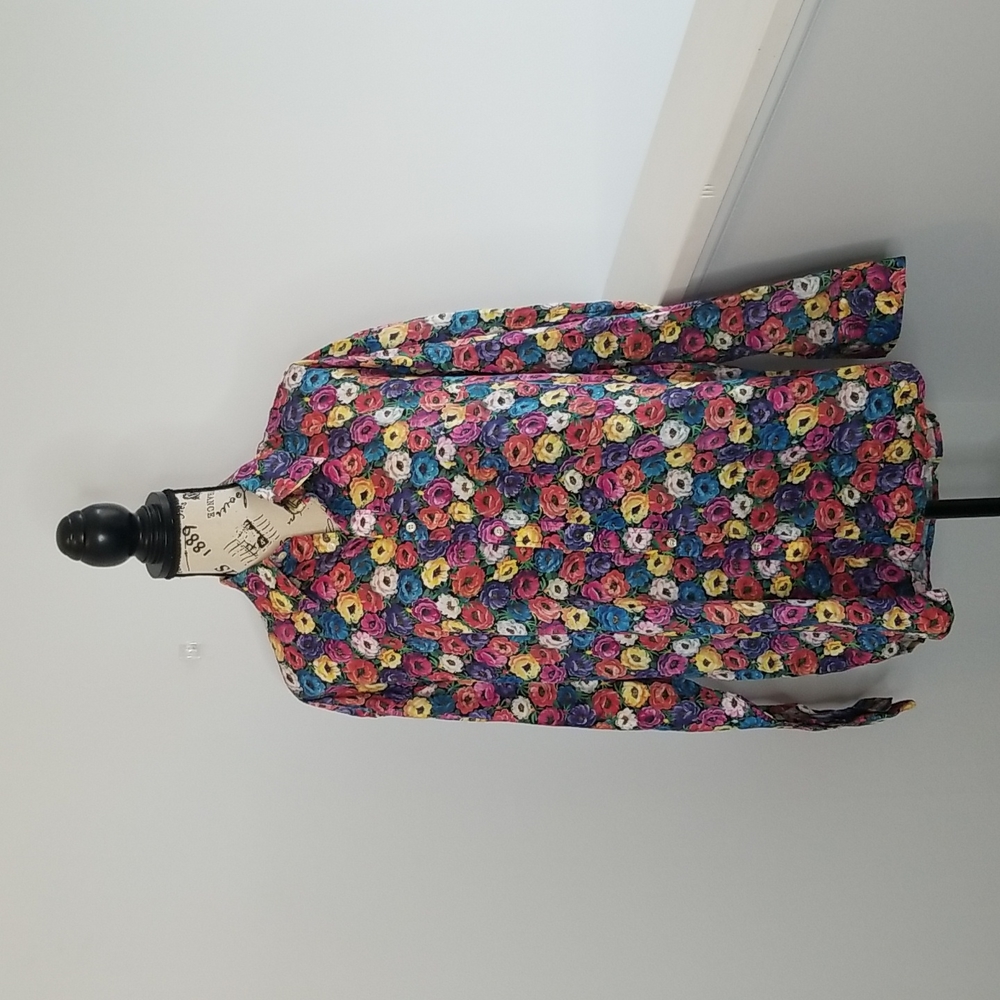 Emmett Switzerland floral blouse size XL